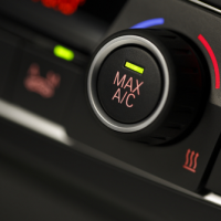 Car's air conditioner controls